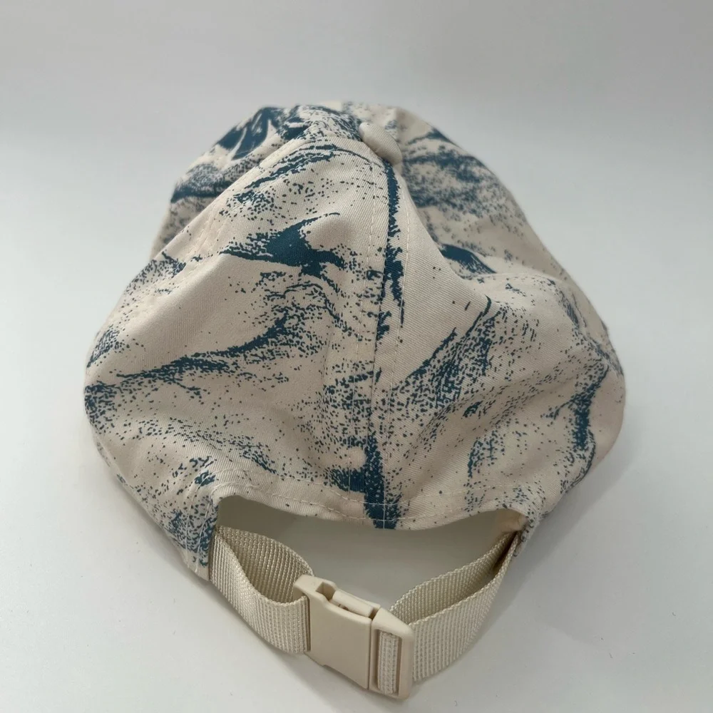 Cos Printed Baseball Cap In White
